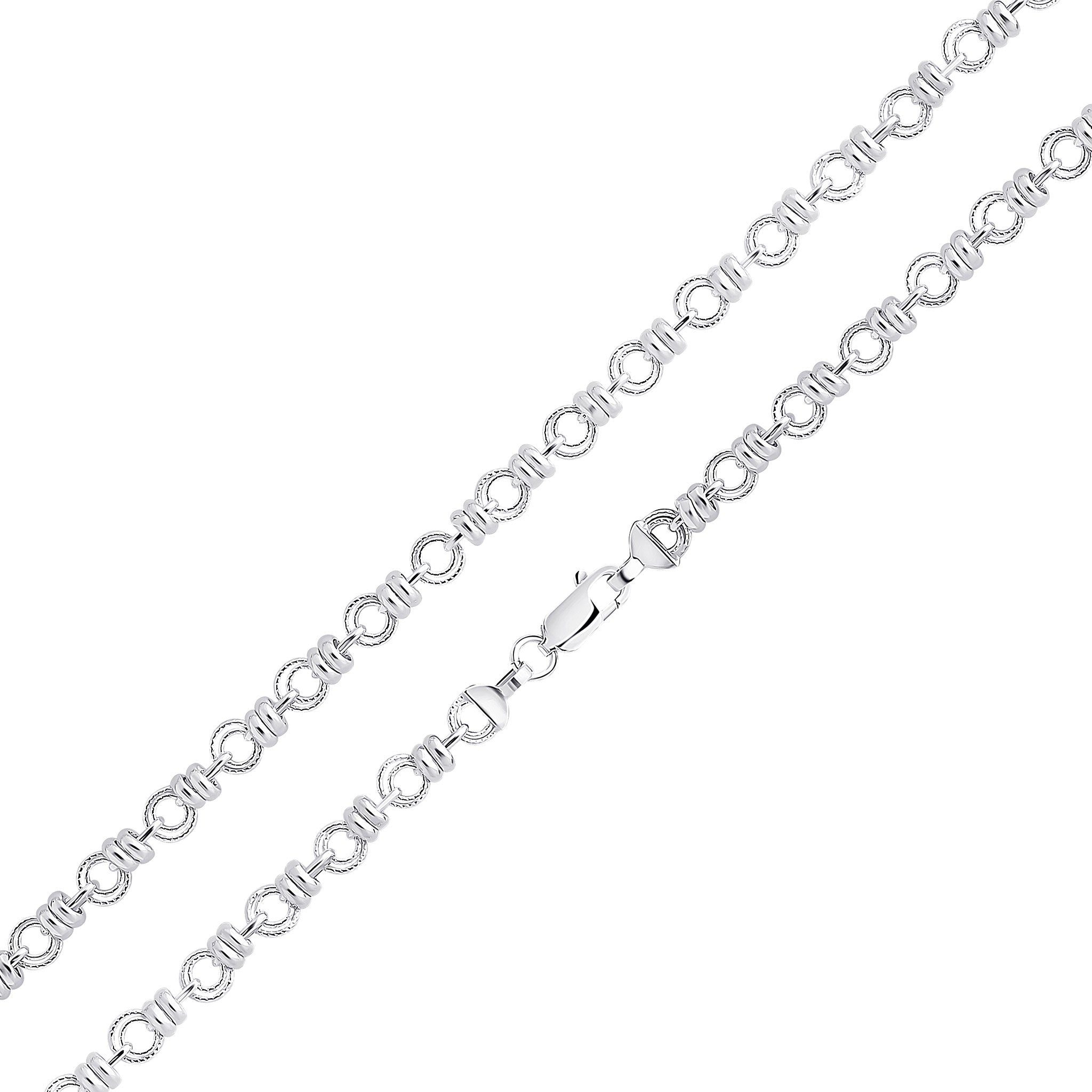 Silver 6.2mm Round 7.5"