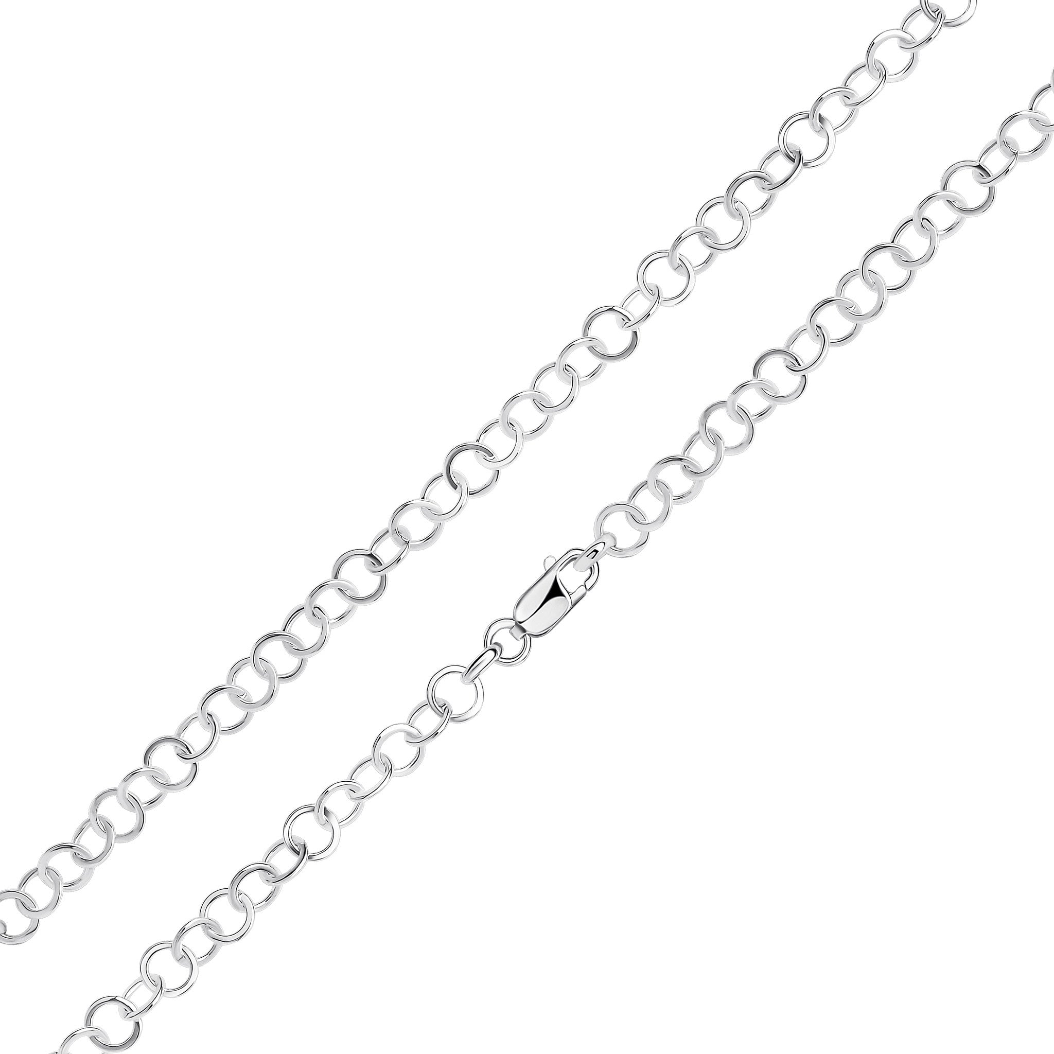 Silver Flat Circle 7.5"