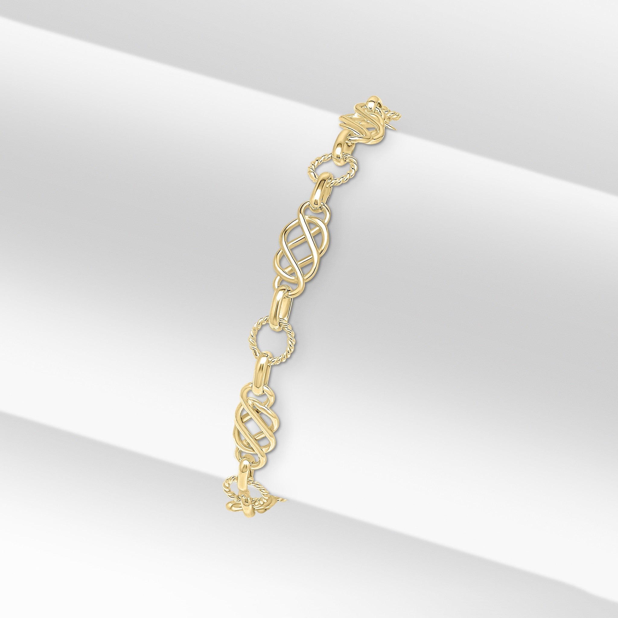 18ct Vermeil 6mm Celtic Twist 7.5"