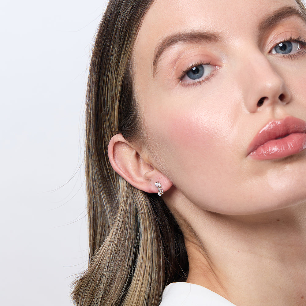 Sterling Silver Small Peardrop Earrings