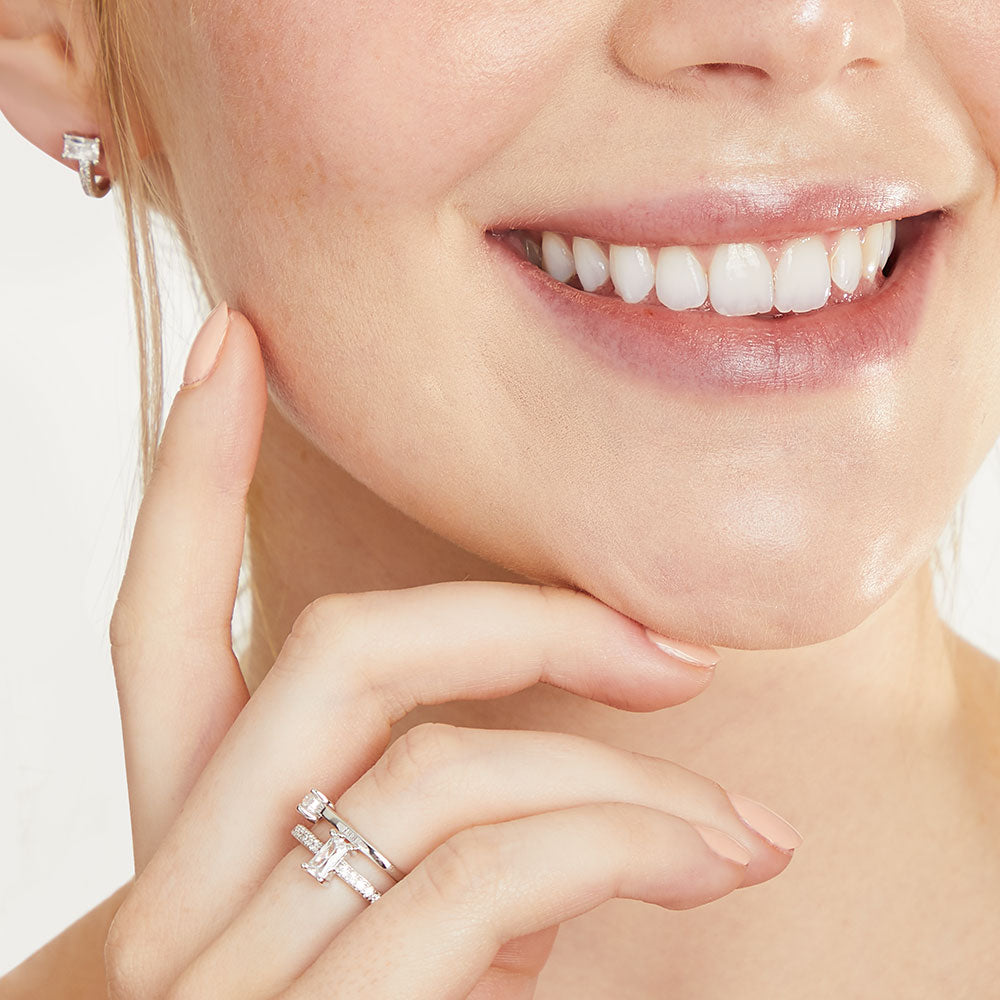 Sterling Silver Earrings Half Huggie Earrings