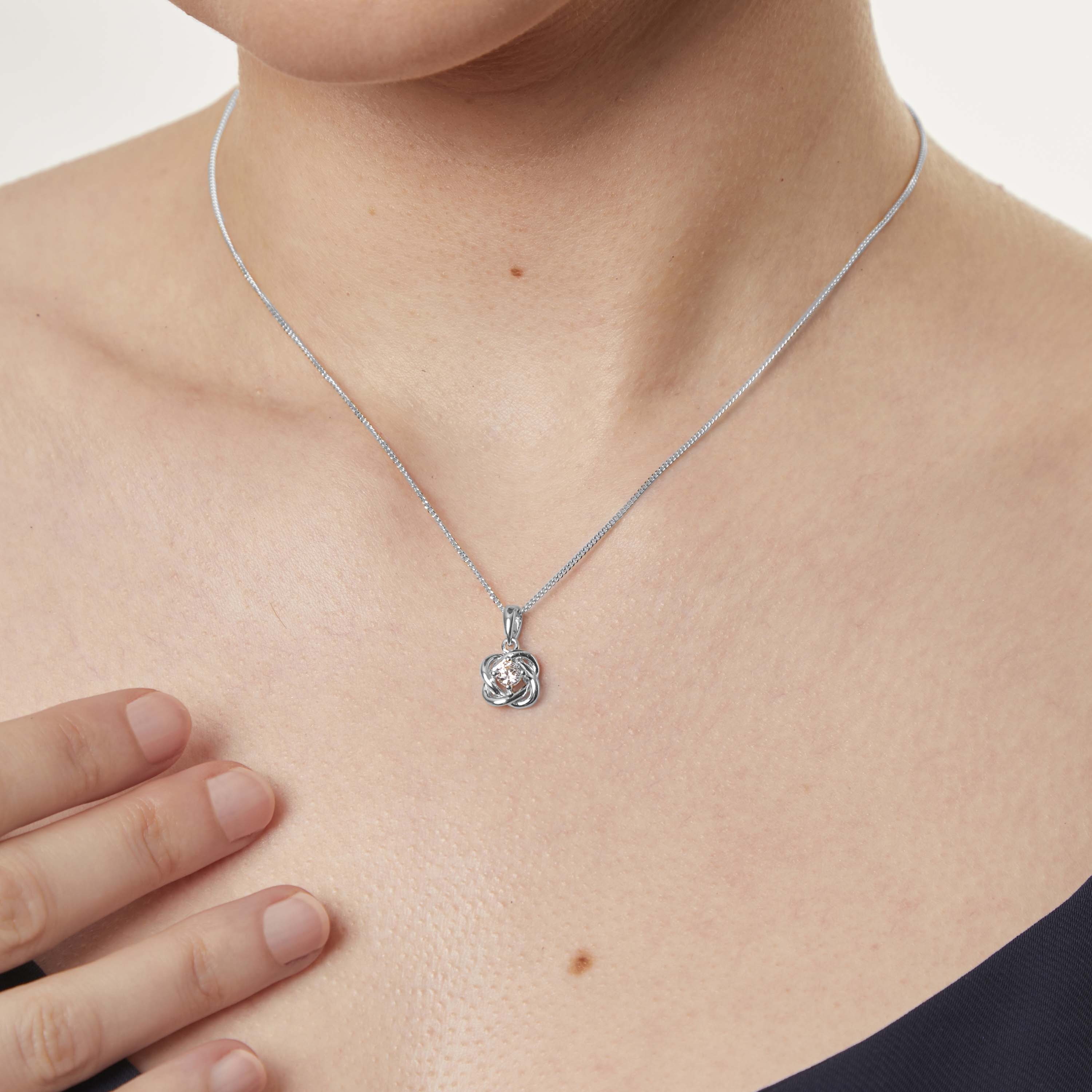 Sterling Silver Knot Pendant
