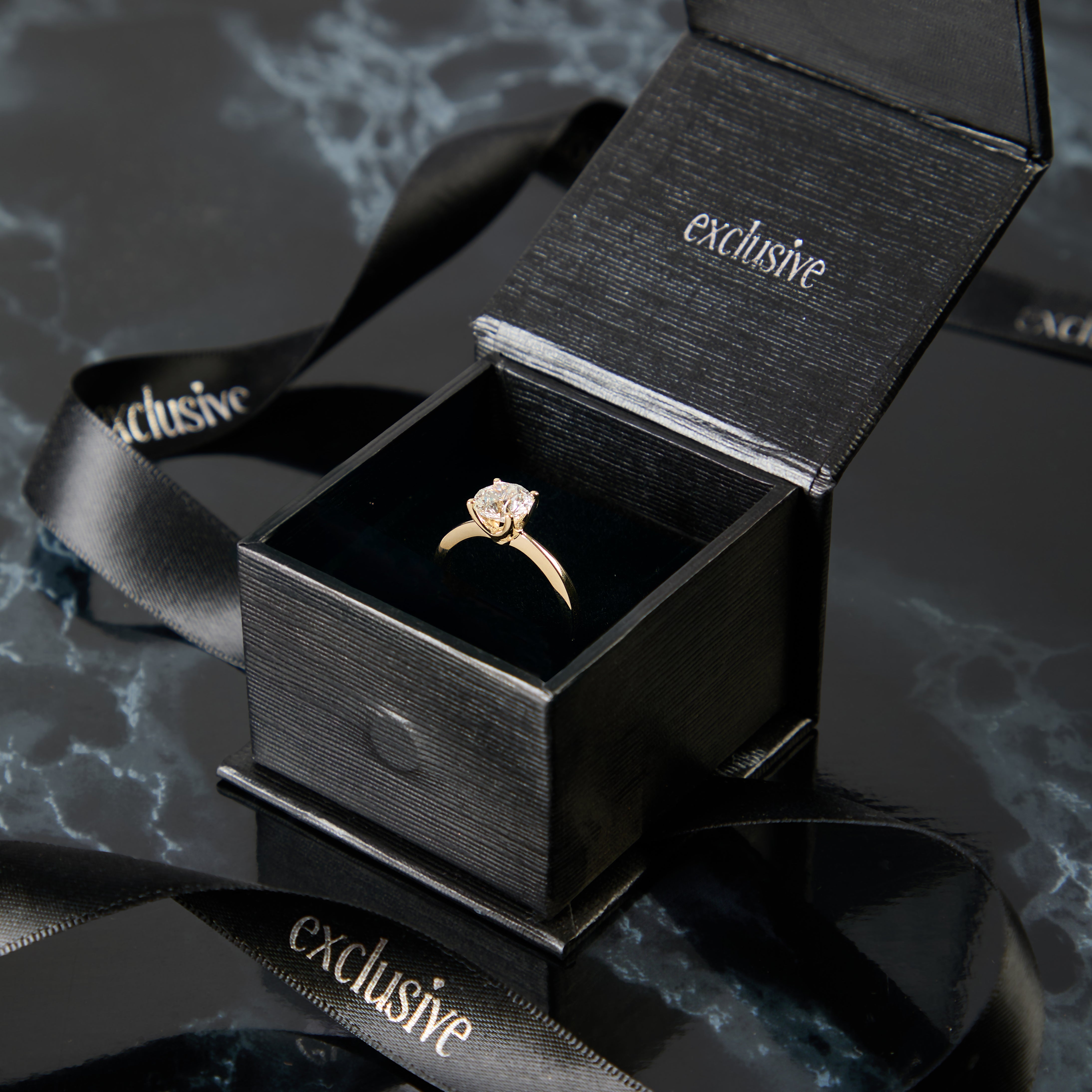9ct Gold Solitaire 1.5 Carat Lab Diamond Ring | Round Brilliant E VS1