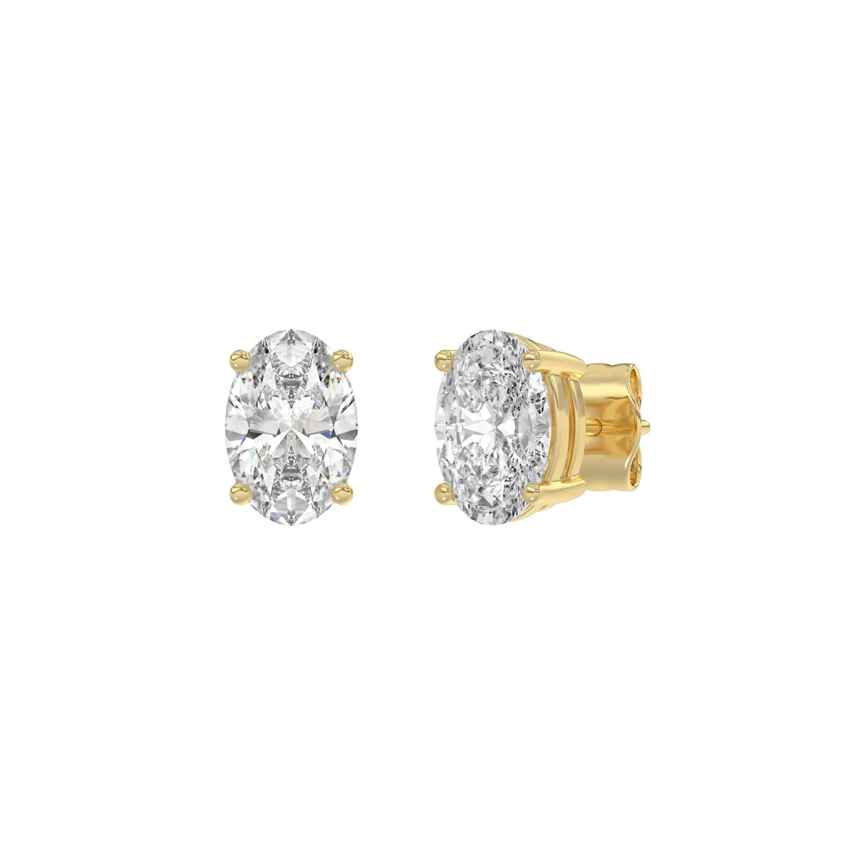 18K Yellow Gold, angled view