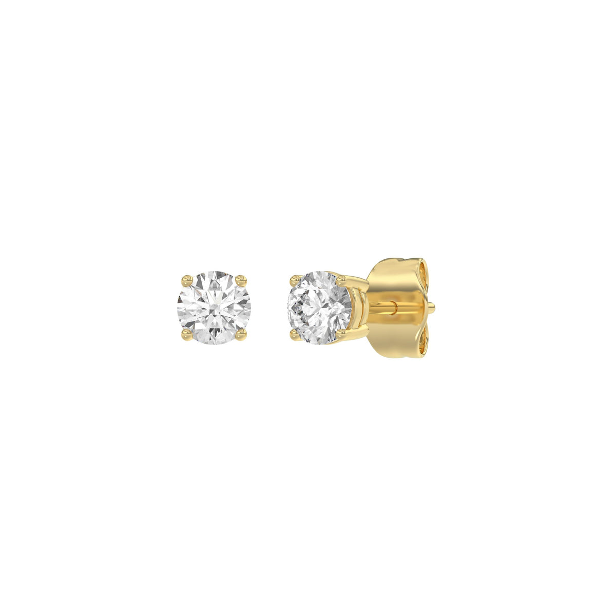 18K Yellow Gold, angled view
