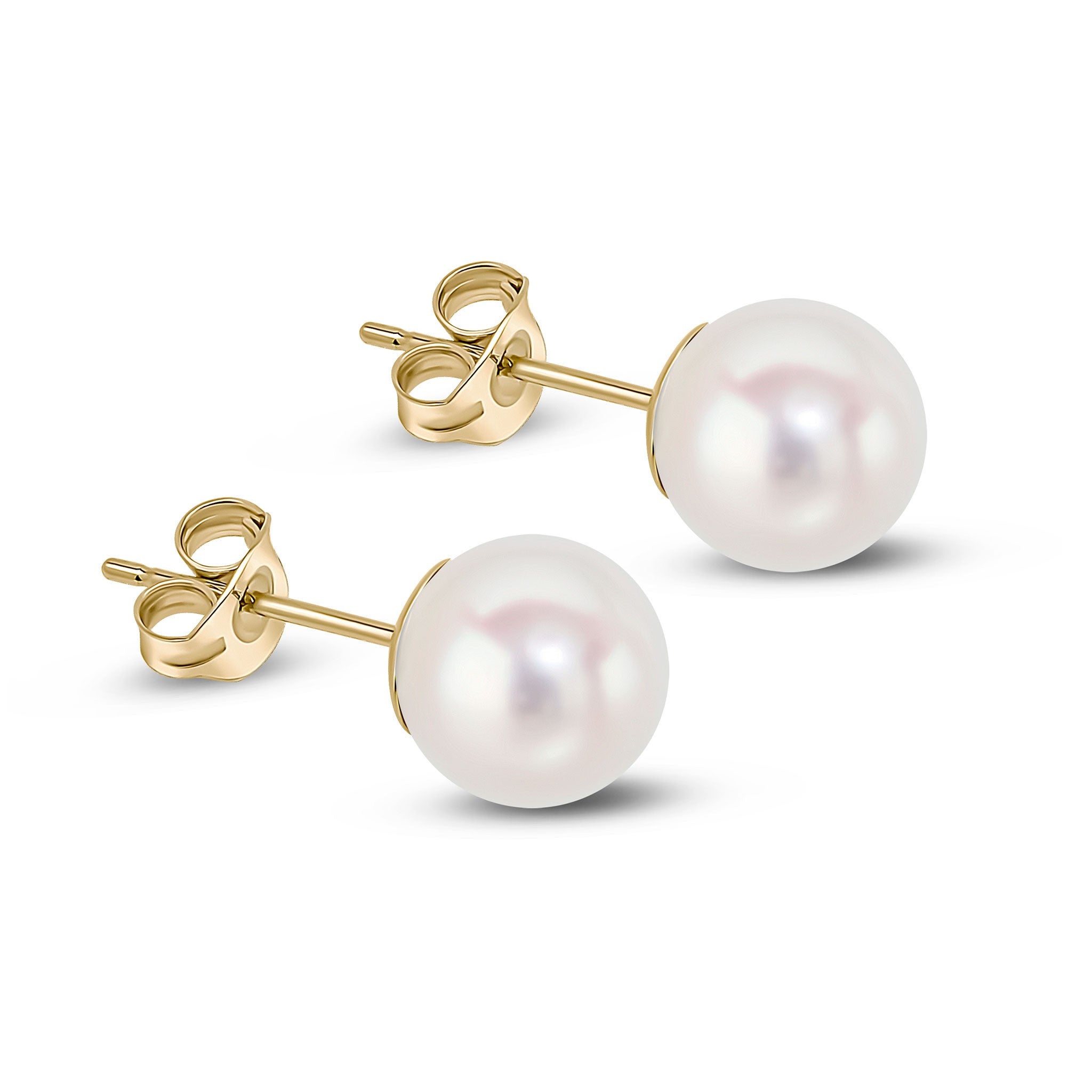 18Y 7-7.5mm Akoya Pearl Stud