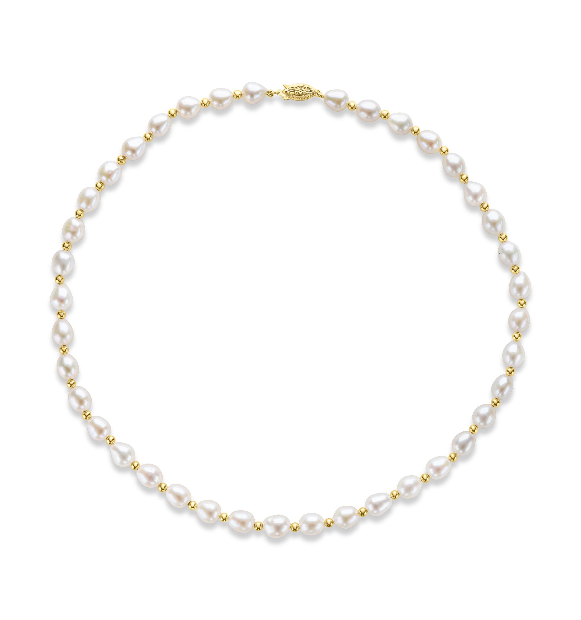 9Y 7mm Rice + Bead White