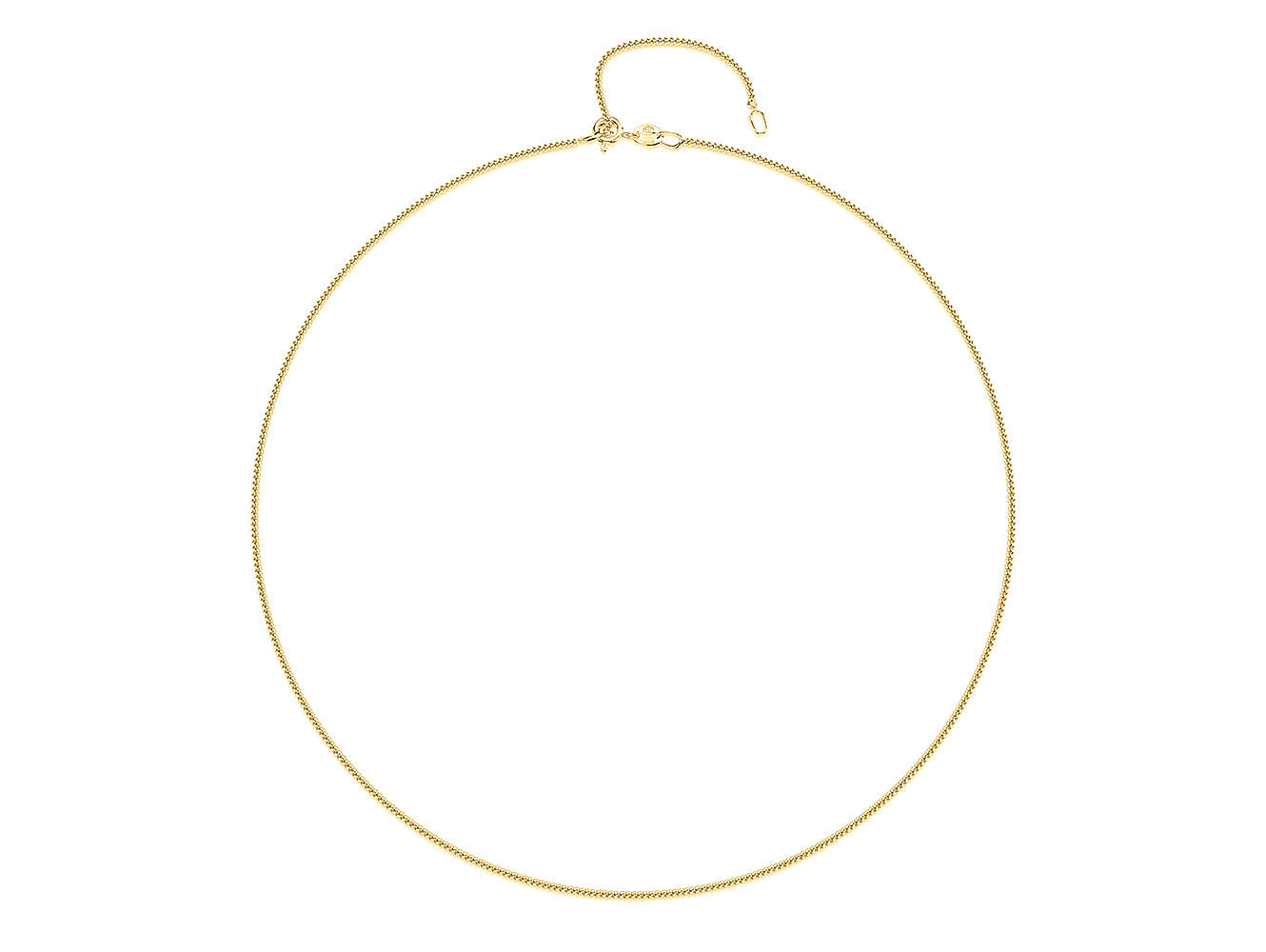 Yellow Gold Vermeil Chain. 2.5g