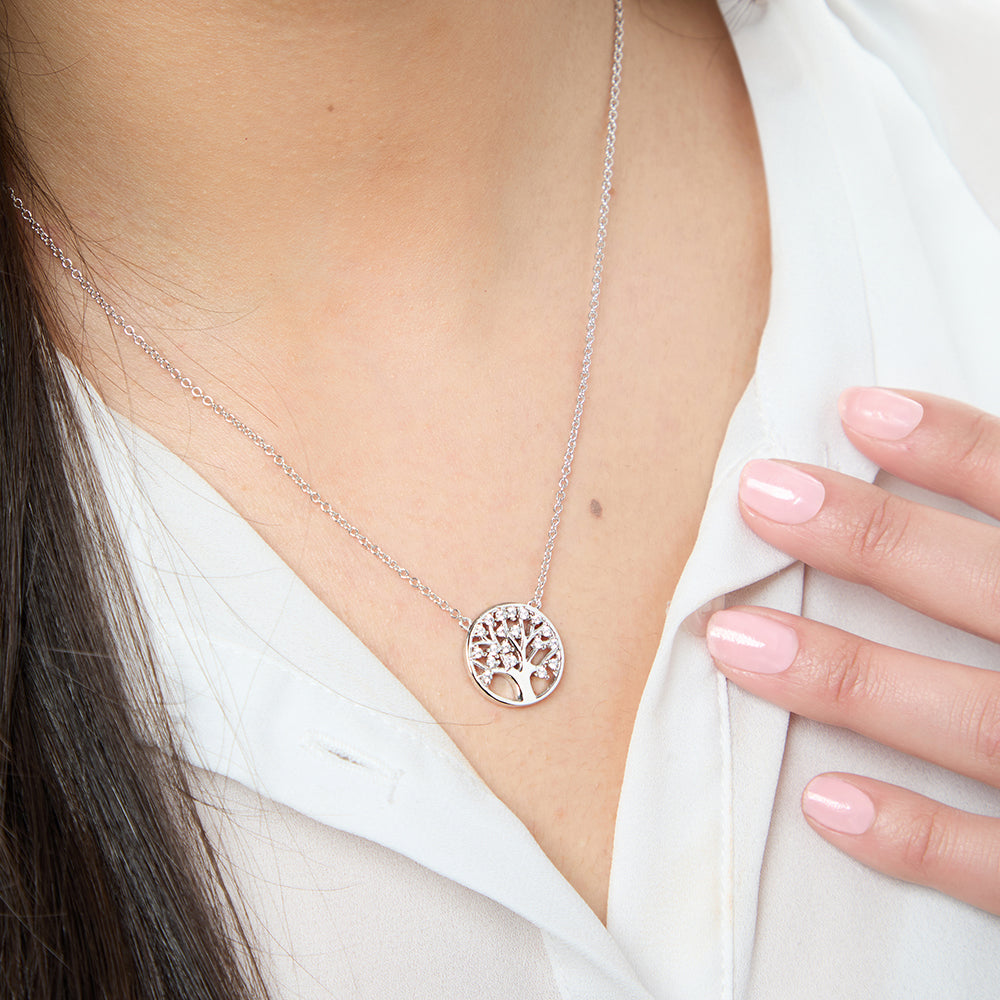 Sterling Silver Tree Of Life Necklace