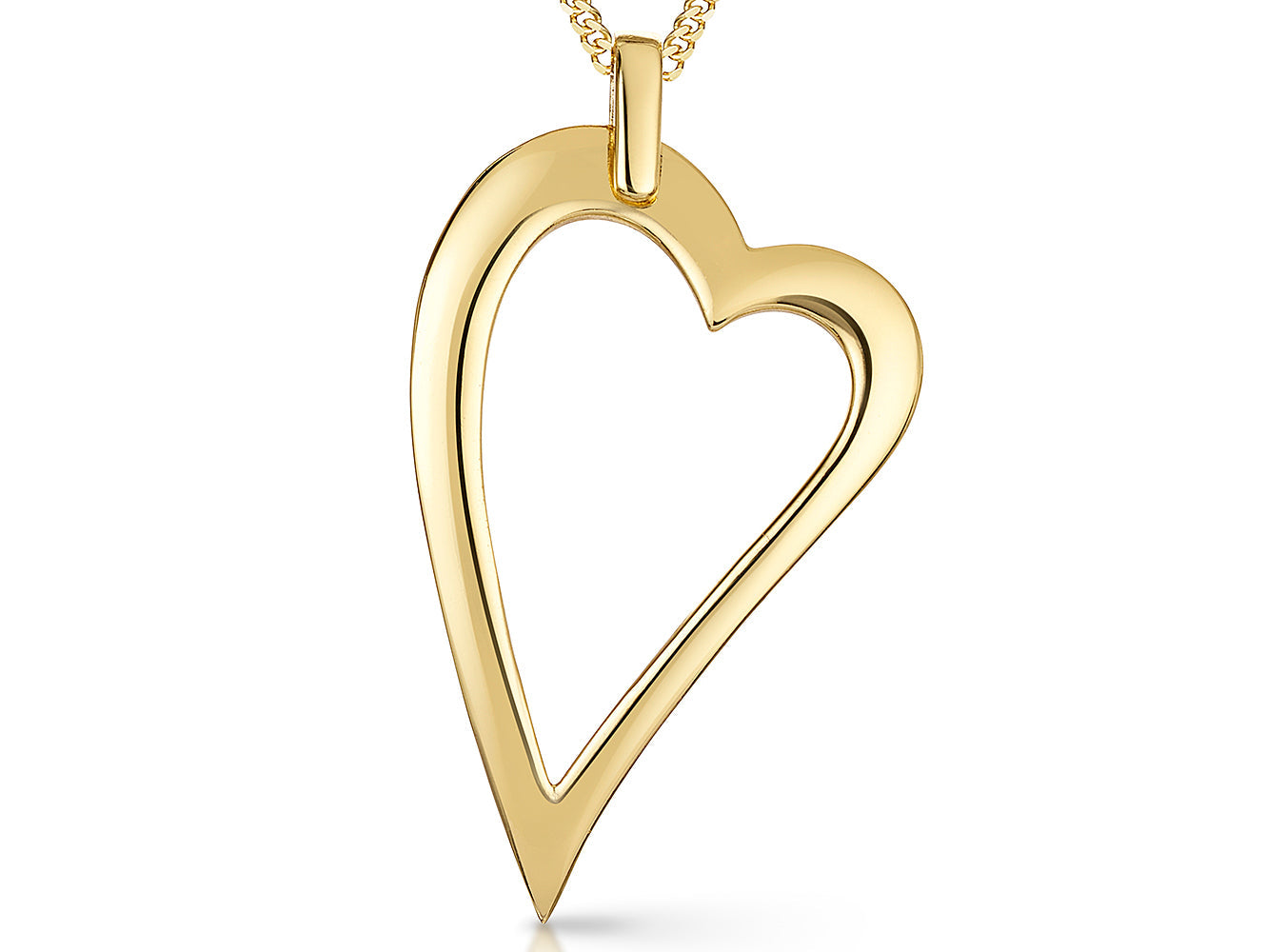 Yellow Gold Dali Heart Pendant