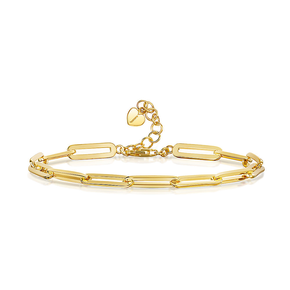 Gold Vermeil Paperlink Bracelet