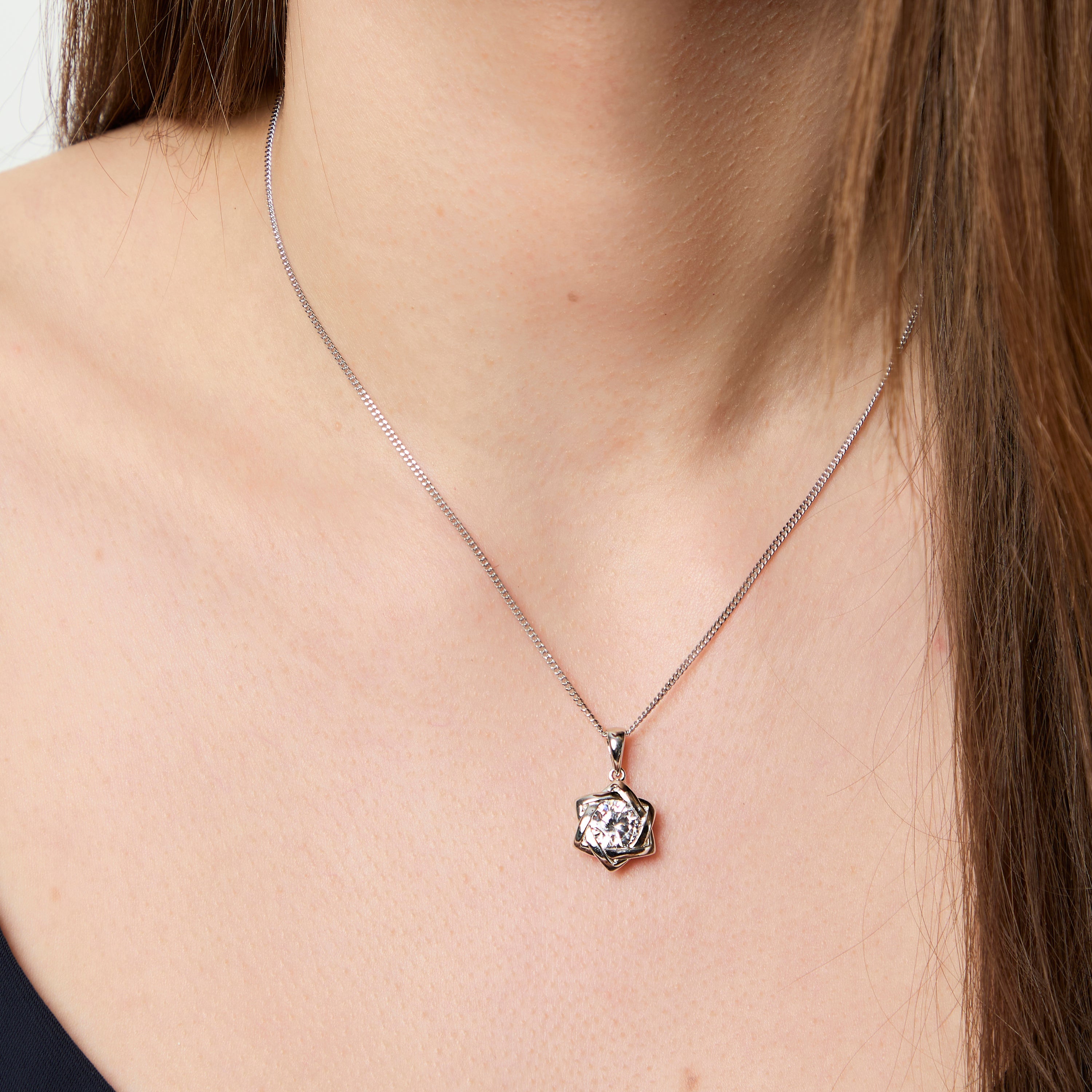 Sterling Silver Star Of David Pendant