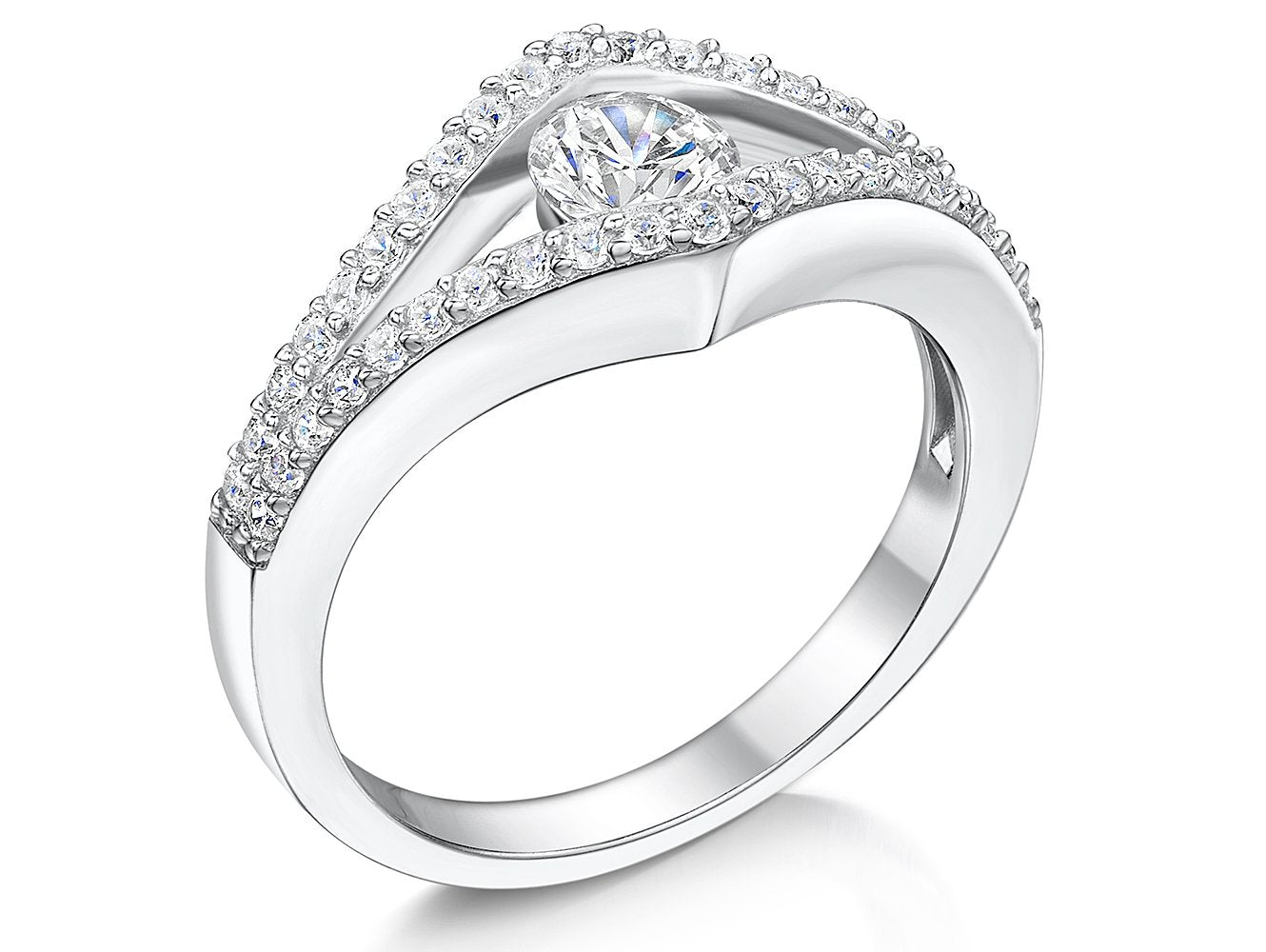 Sterling Silver Marquise Shape Ring