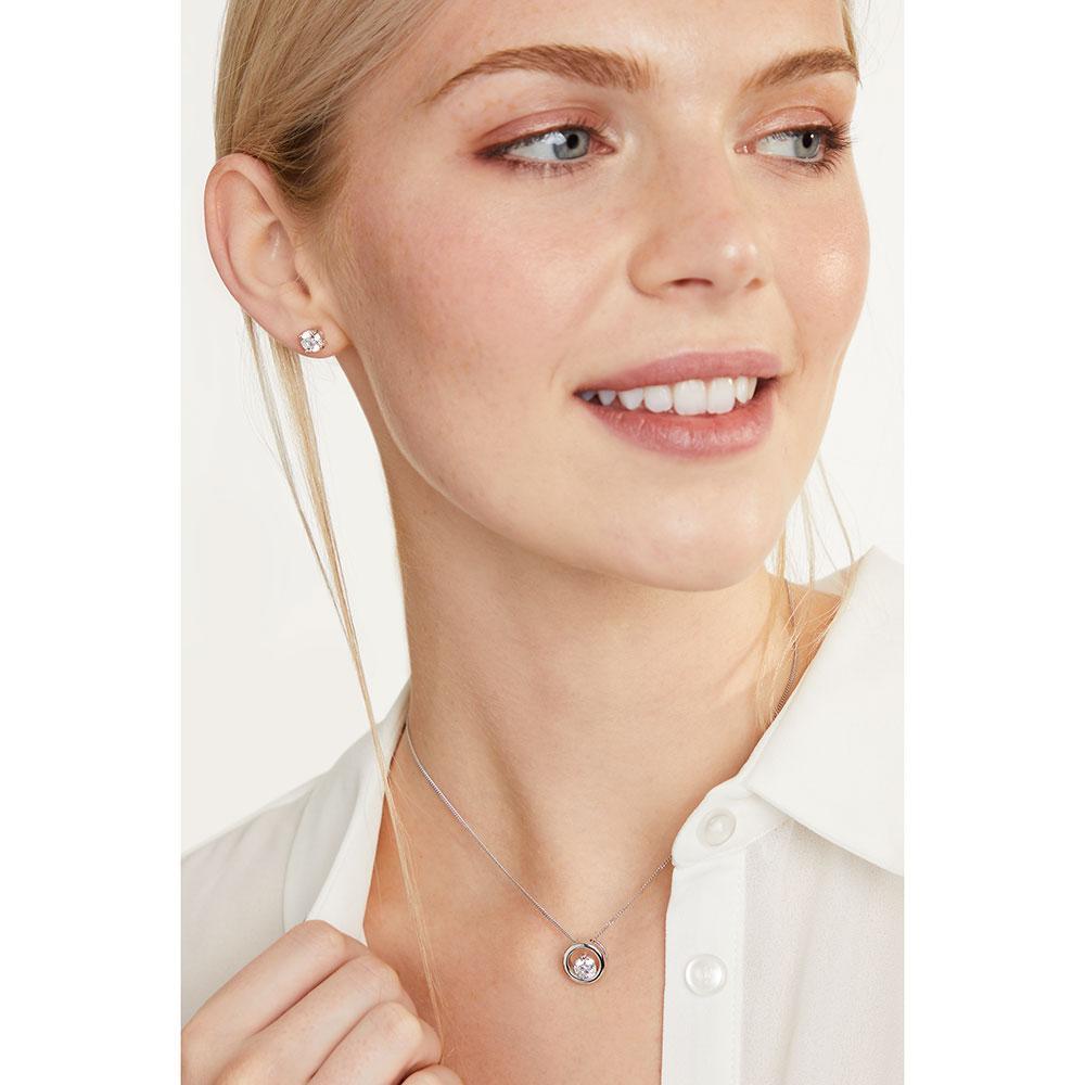 Sterling Silver Solitaire 1 Carat Stud Earrings