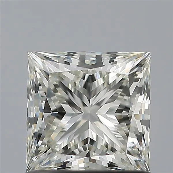 0.90ct Princess Natural Diamond (Colour J, Clarity FL, GIA Certified)