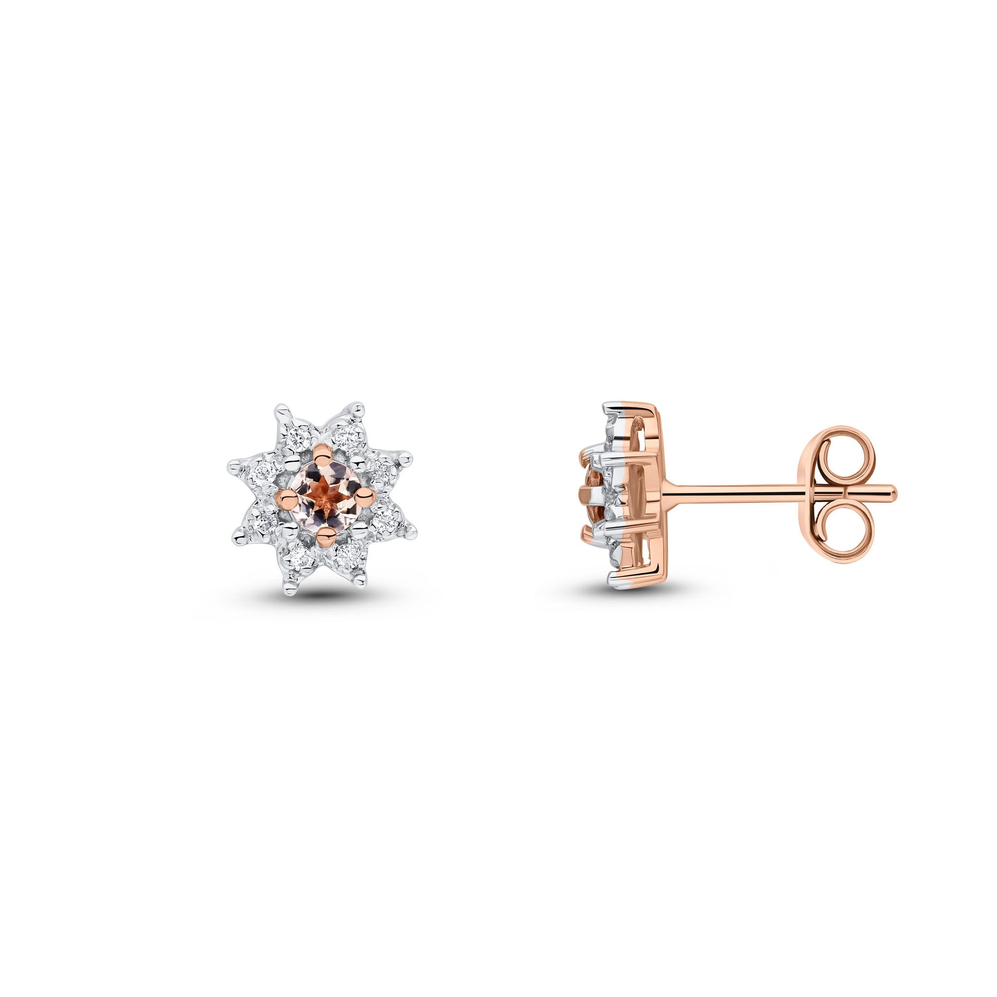 9RG 3MM RD.MORG&DIA CLUS EARS
