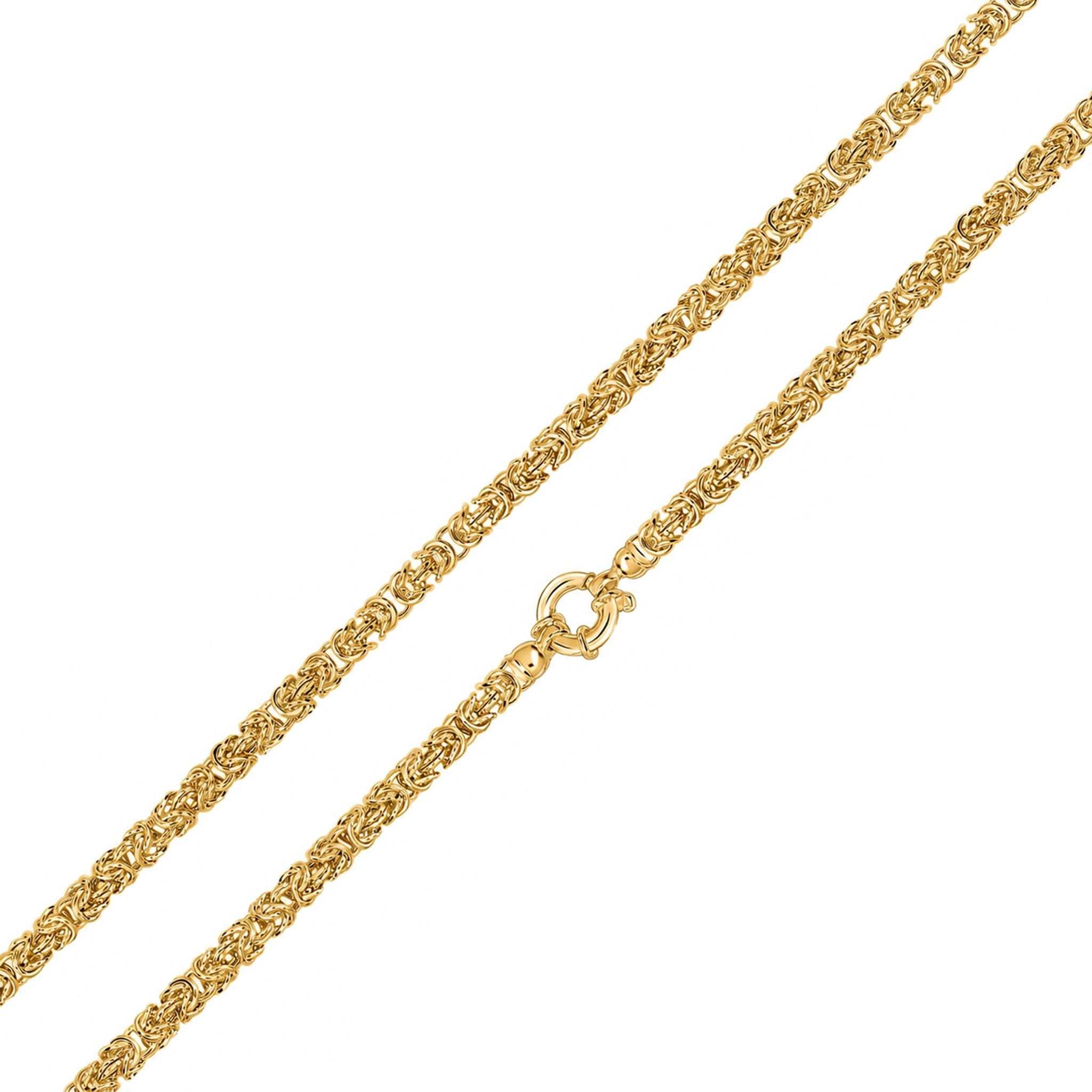18ct Vermeil 5mm Byzantine 7.5"