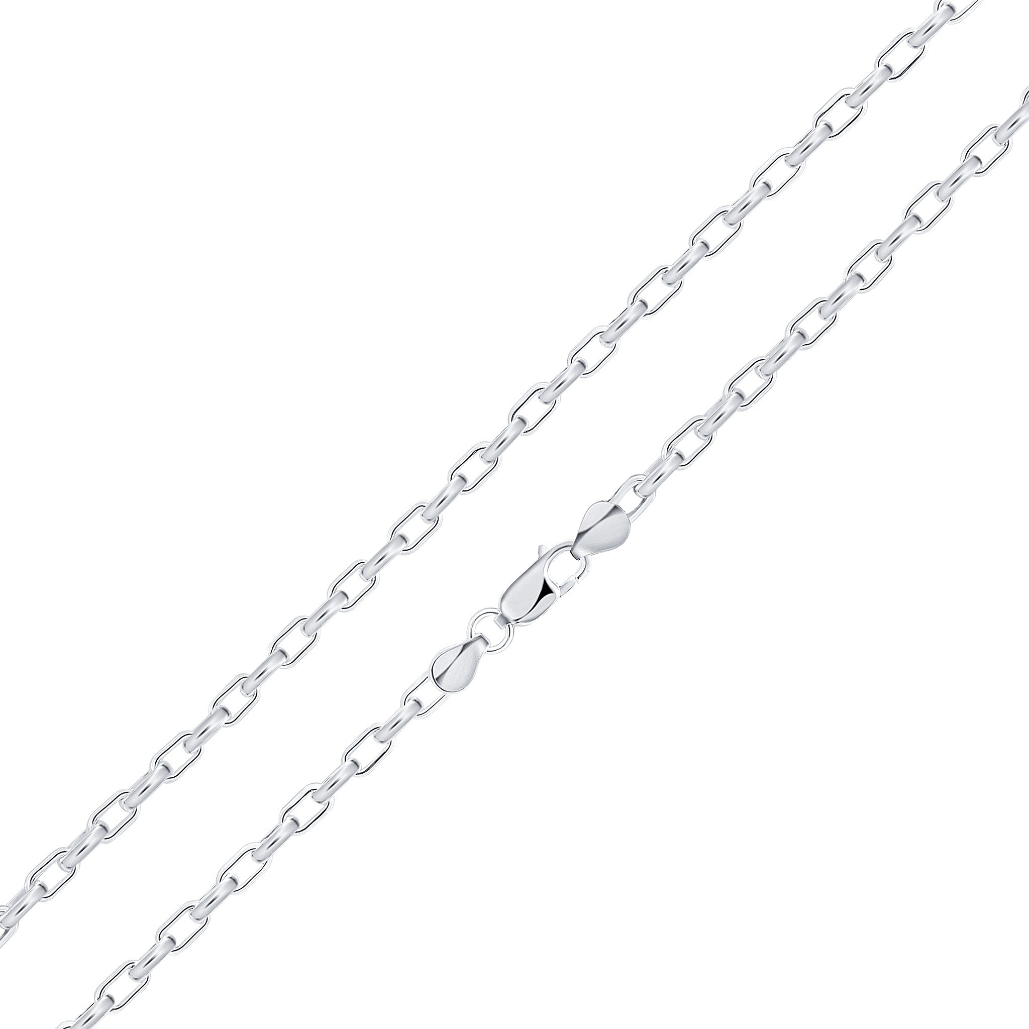 Silver 4.5mm Bevelled Paperchain 7.5