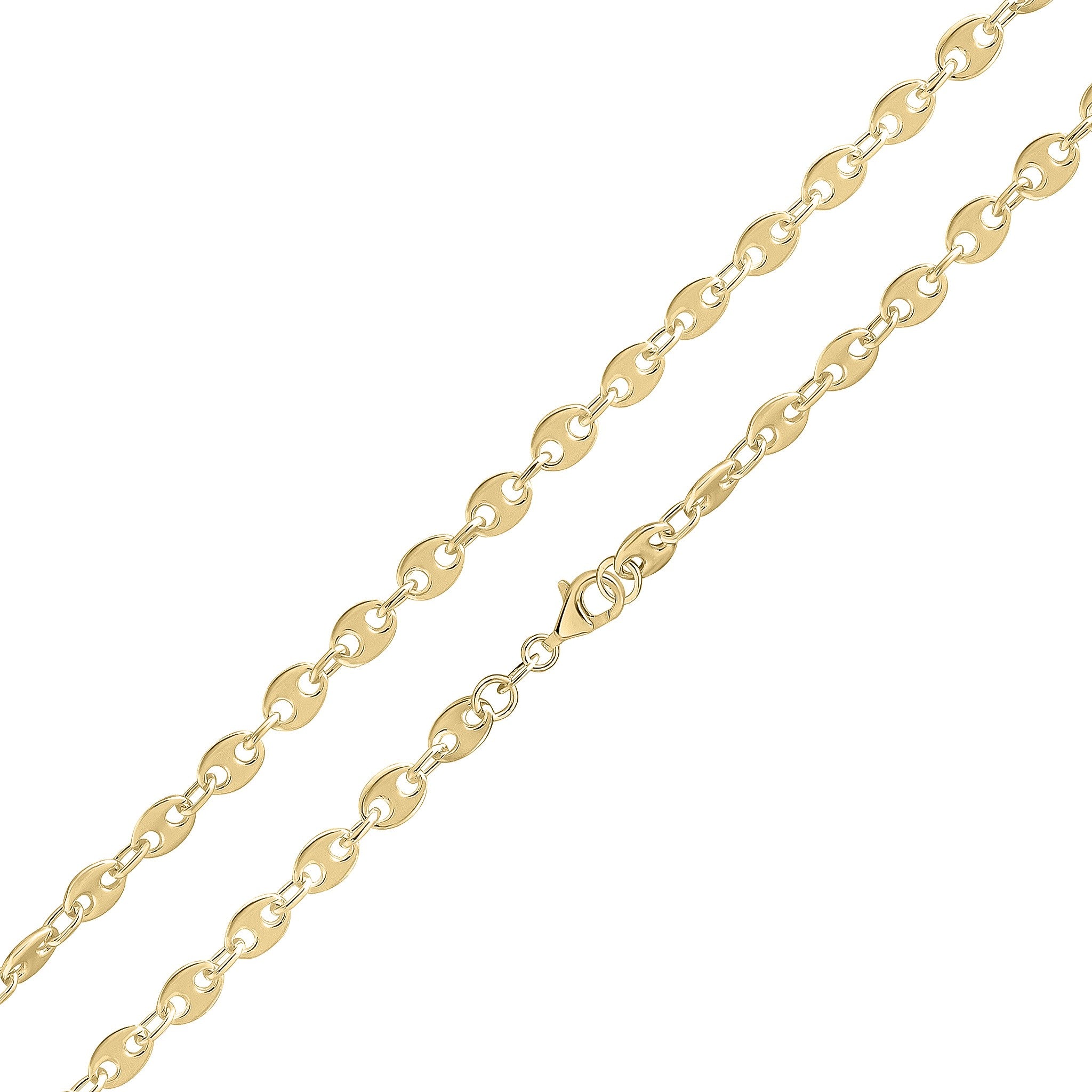 18ct Vermeil 6mm Marine Link 18"