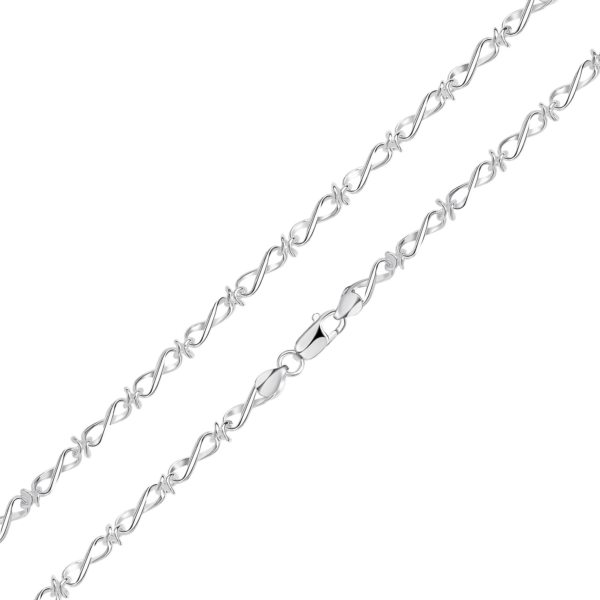 Silver Infinity Knot 7.5"