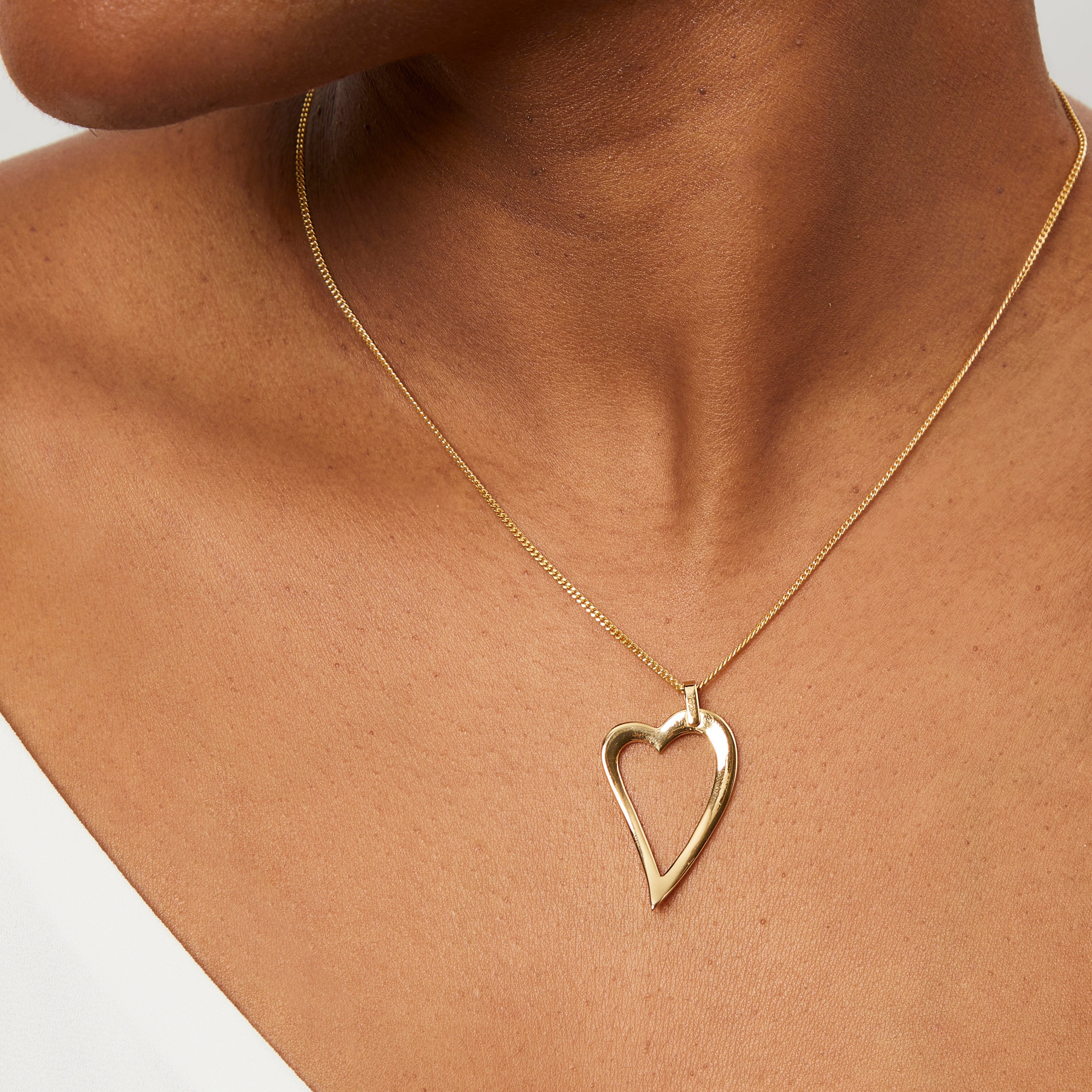 Yellow Gold Dali Heart Pendant