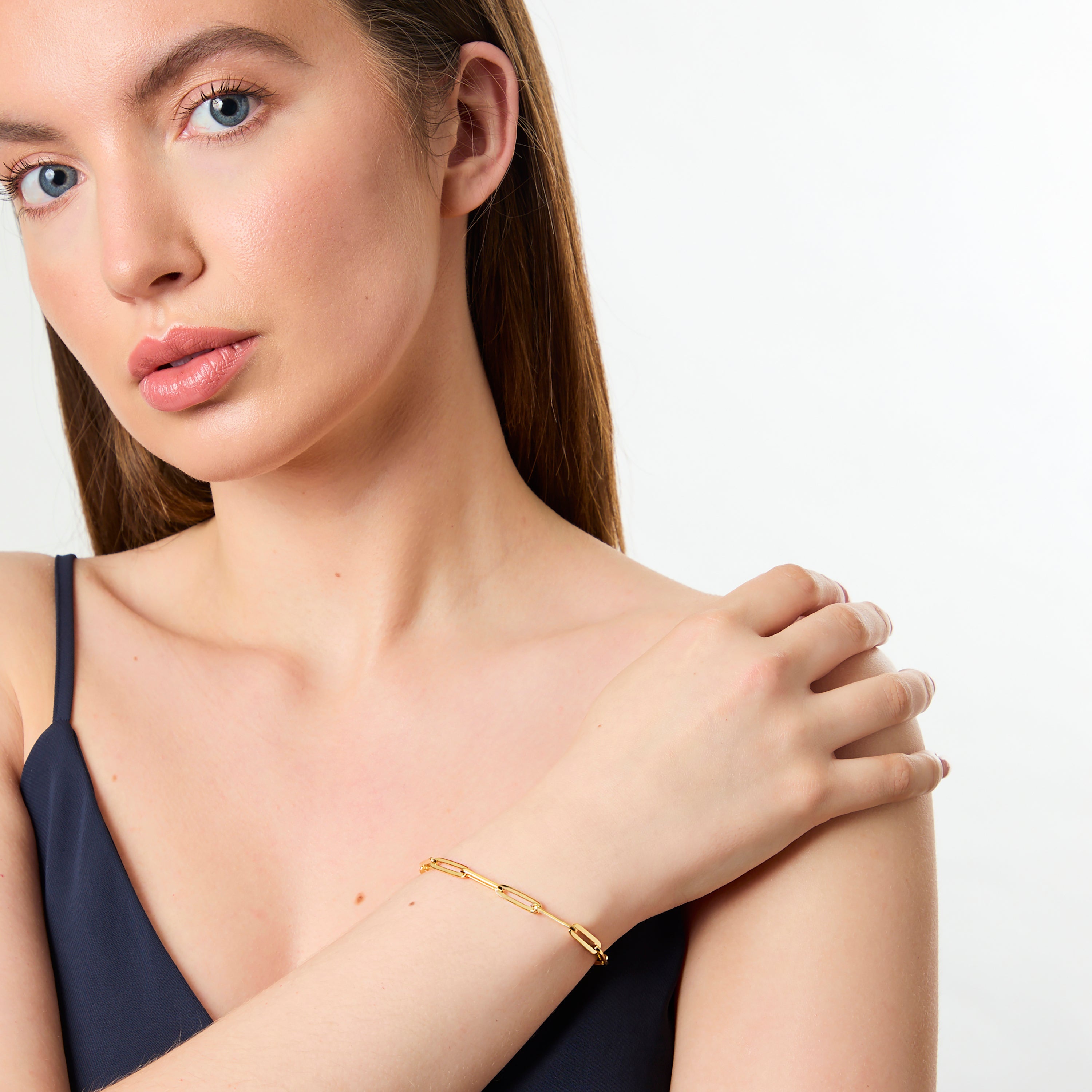 Gold Vermeil Paperlink Bracelet