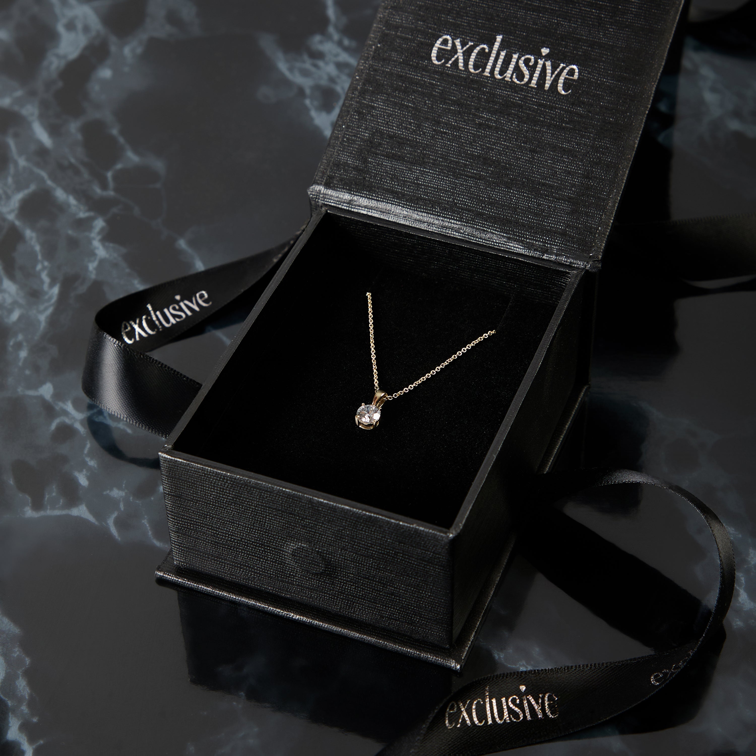 Solitaire 0.5 Carat Lab Grown Diamond Pendant Set in 9ct Yellow Gold