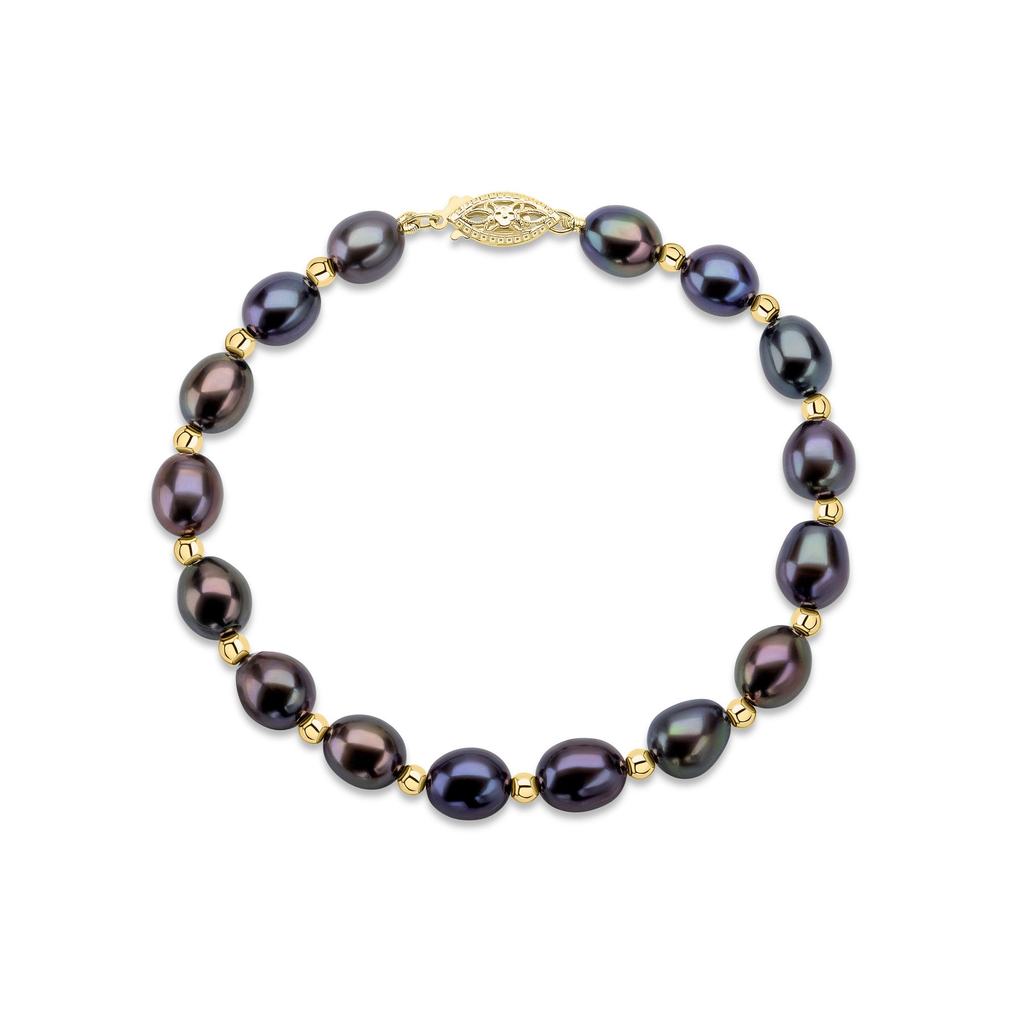 9Y 7mm Rice Bead Black