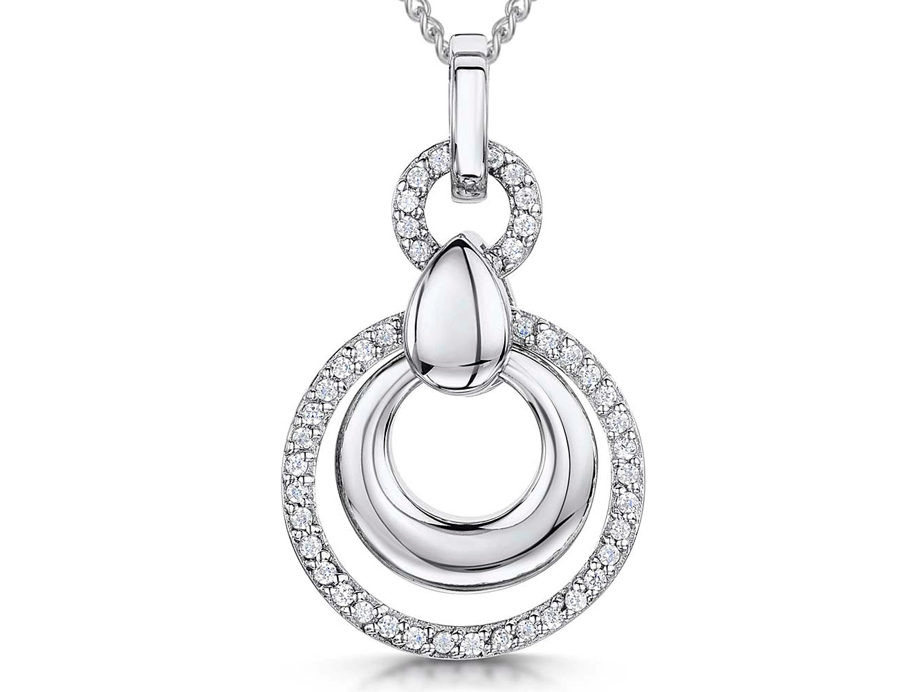 Multi Circle Linked Pendant