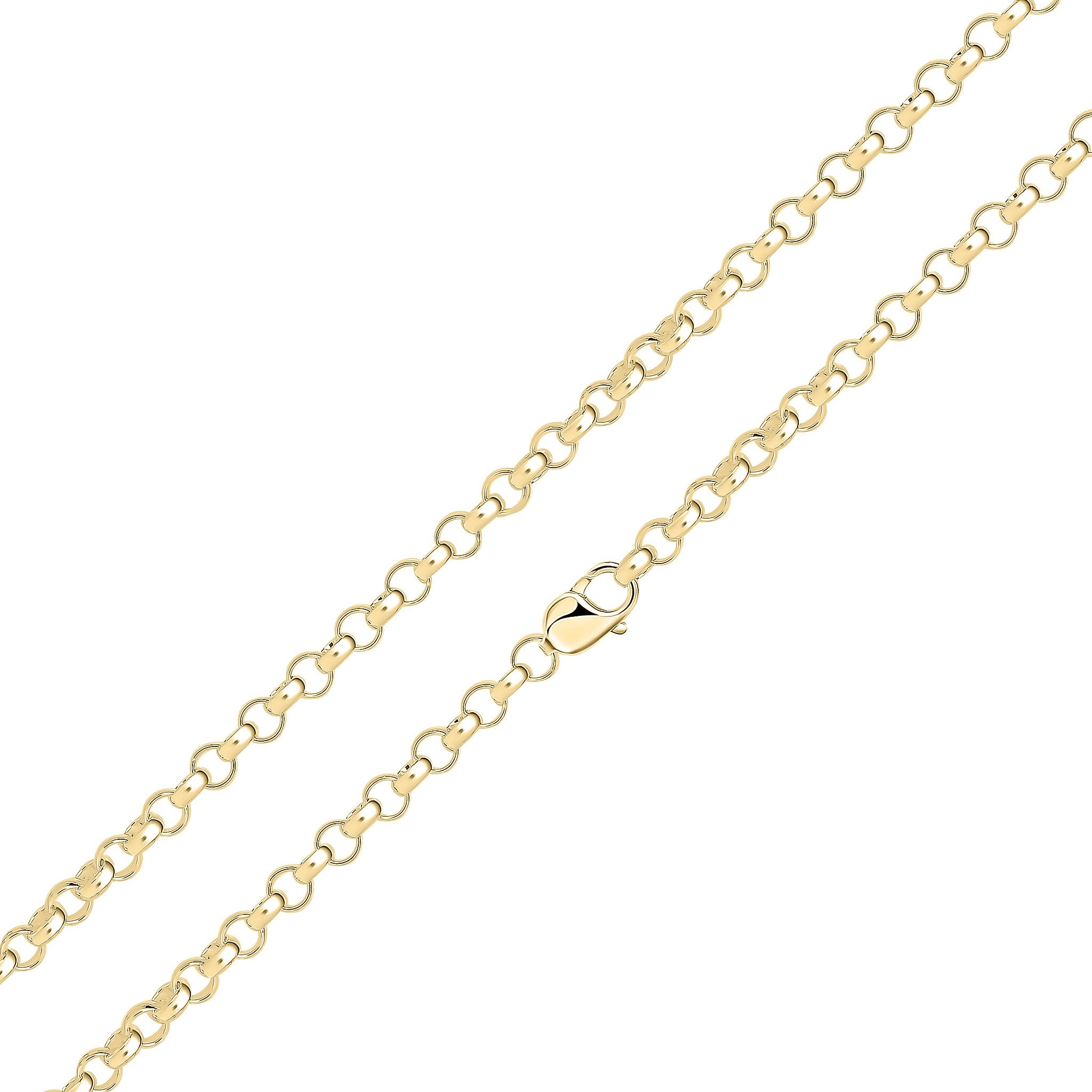 18ct Vermeil 6mm Round Belcher 22"