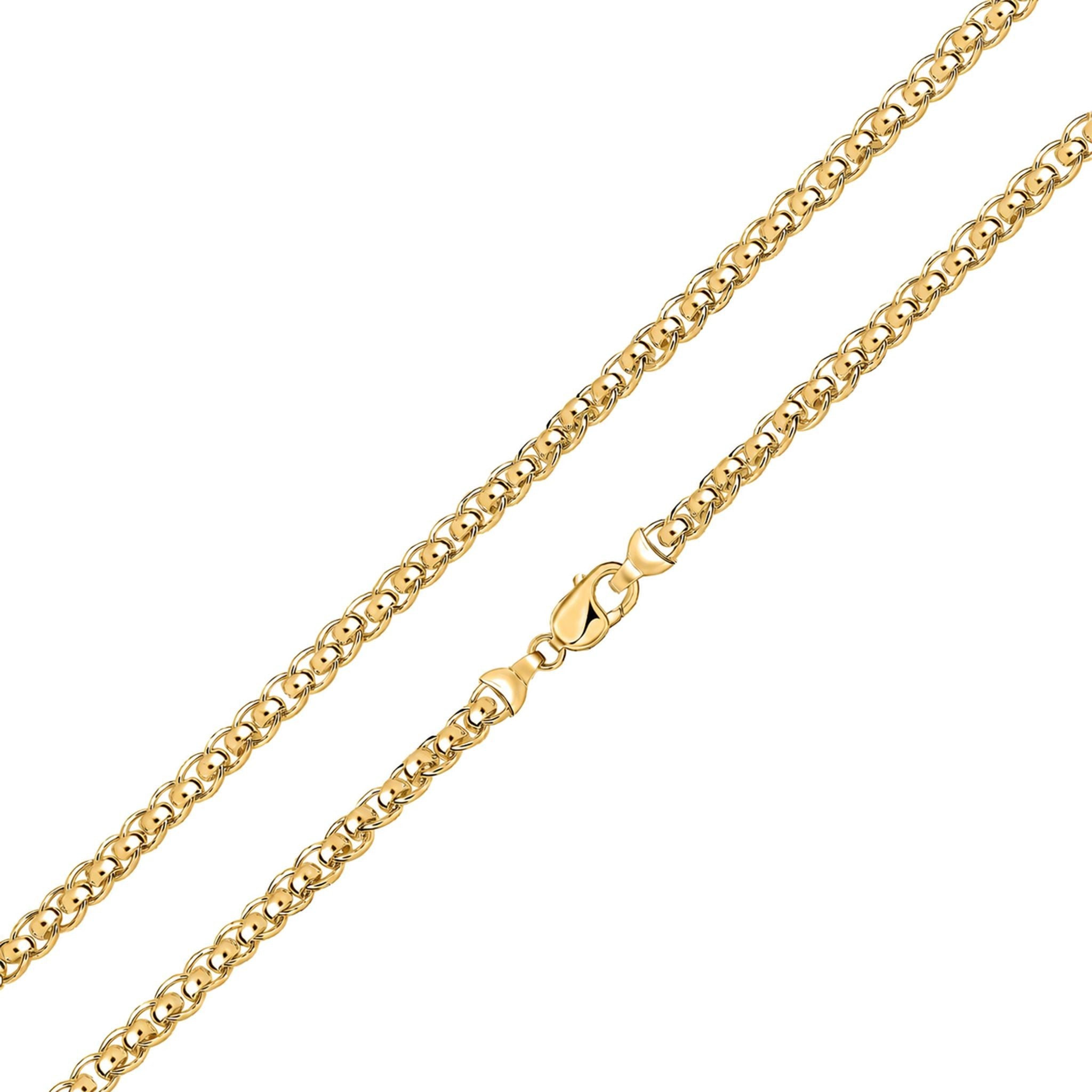 18ct Vermeil 6.7mm Rollerball 8.5" Lobster