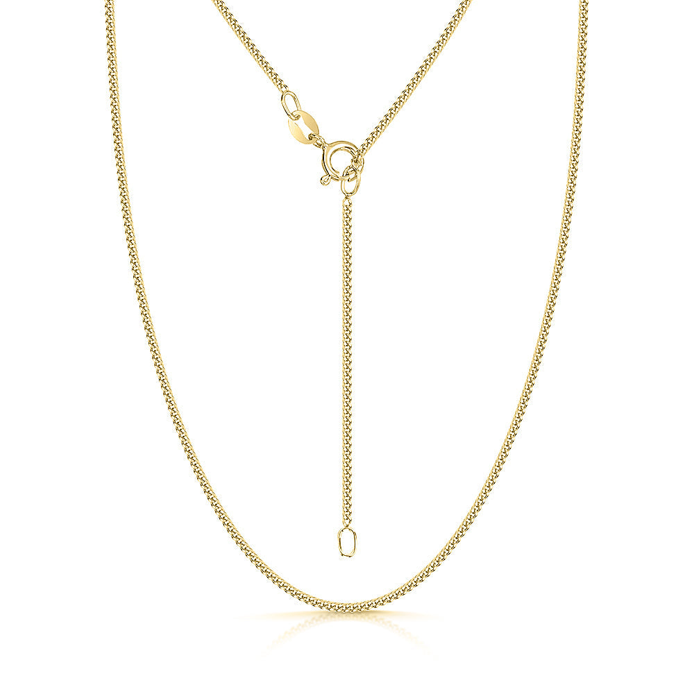 Yellow Gold Vermeil Chain. 2.5g