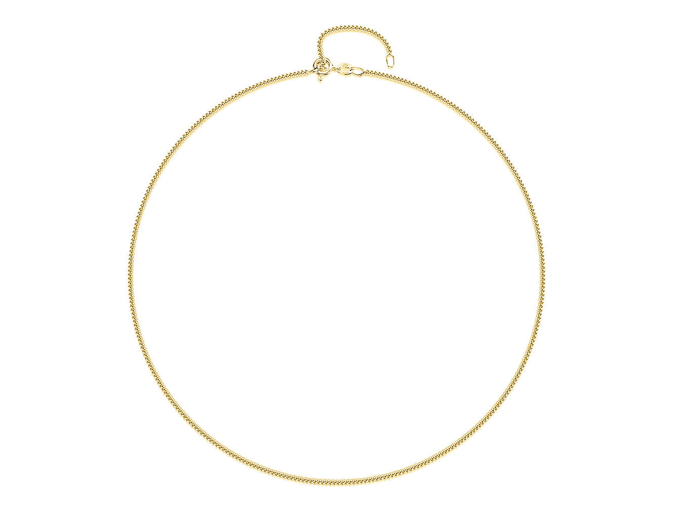 Yellow Gold Vermeil Chain. 3.8g