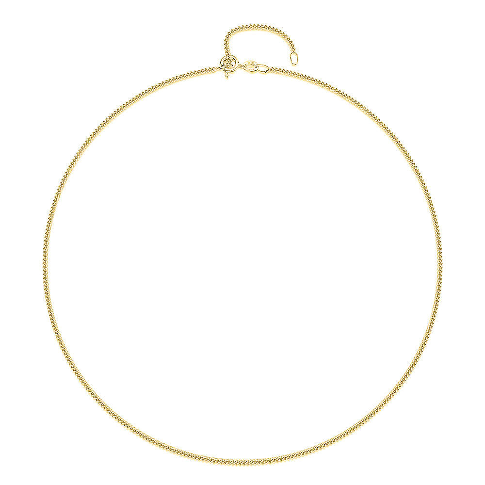 Yellow Gold Vermeil Chain. 3.8g
