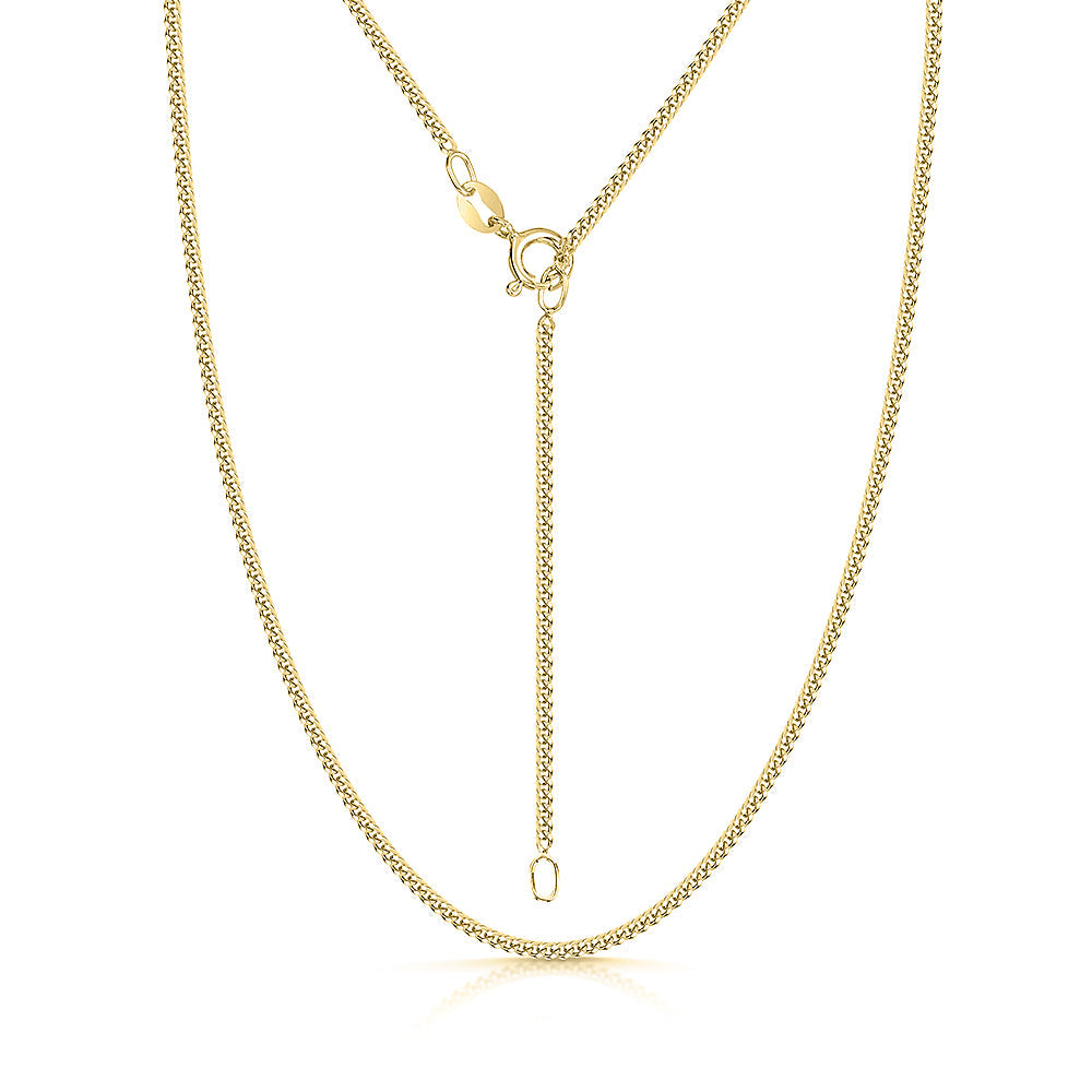 Yellow Gold Vermeil Chain. 3.8g