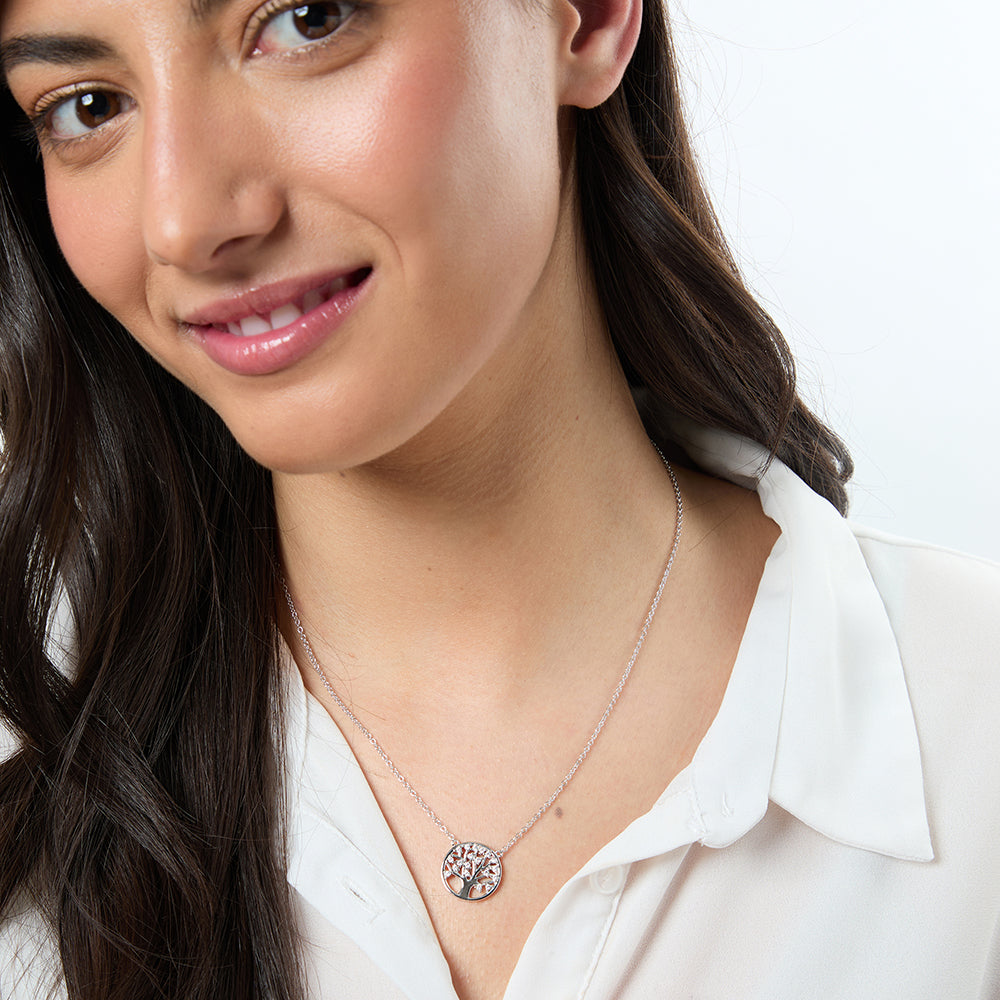 Sterling Silver Tree Of Life Necklace