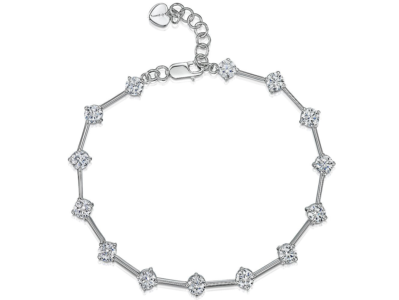 Sterling Silver Bracelet Featuring Silver Bars