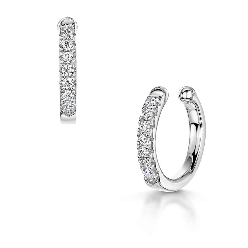 Single Sterling Silver Cuff Earring