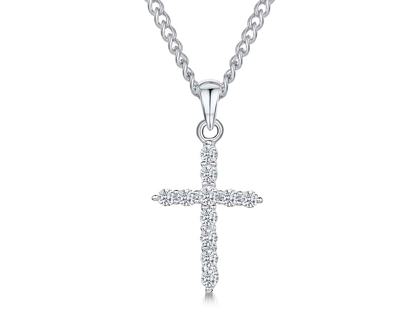 Sterling Silver Small Cross Pendant - JOOLS By Jenny Brown