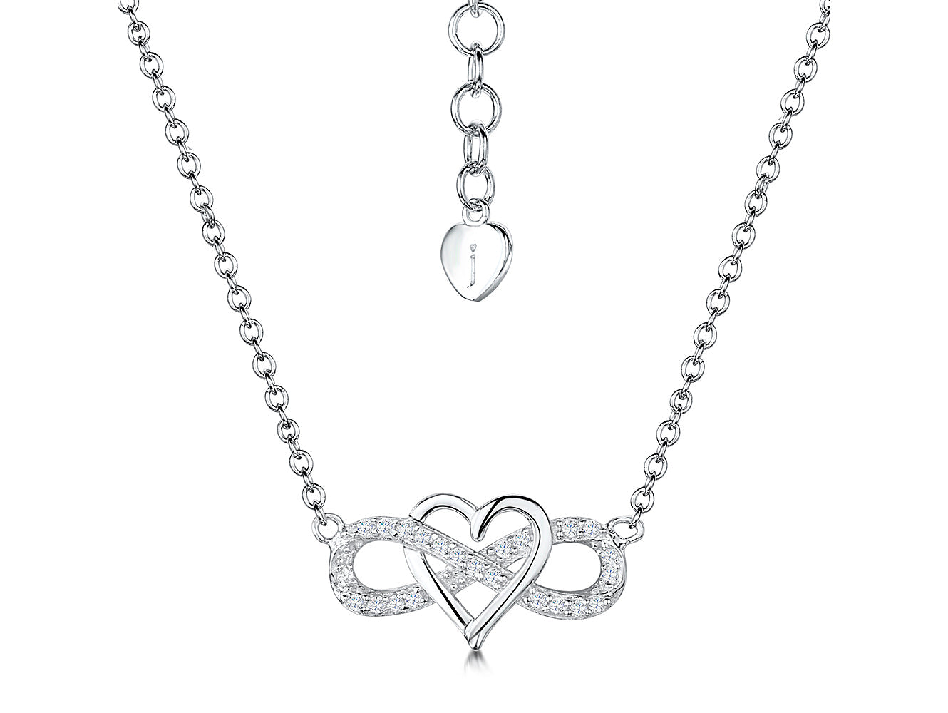 Sterling Silver Infinity Necklace
