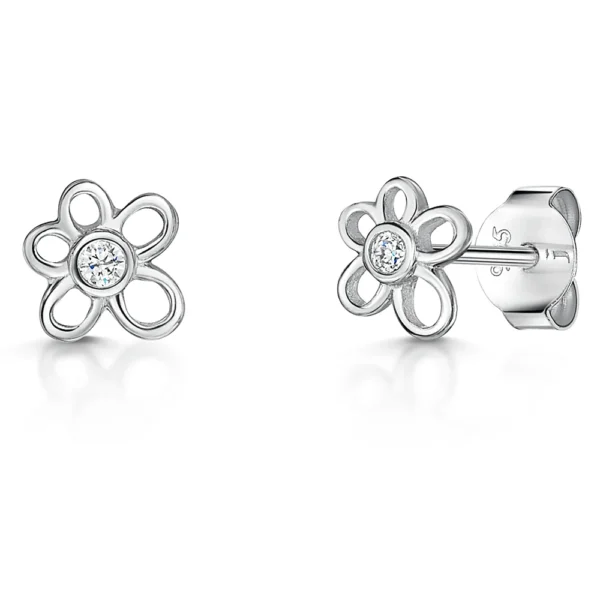 Small Flower Outline Studs